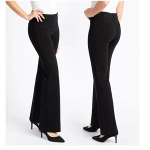 Betabrand Classic Boot-Cut Dress Pant Yoga Pants Size S